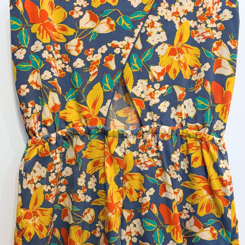 Toad&Co Sunkissed Livvy Romper Pacific Blue Tulip Print Size S UPF50 Gorpcore - Picture 8 of 9